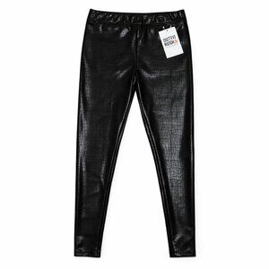 Express Black Faux Leather Leggings | Women’s High-Rise Textured Leggings